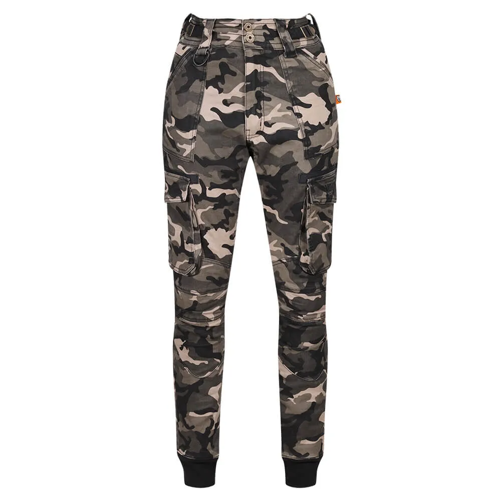 MotoGirl | Lara Cargo Pants - Camo