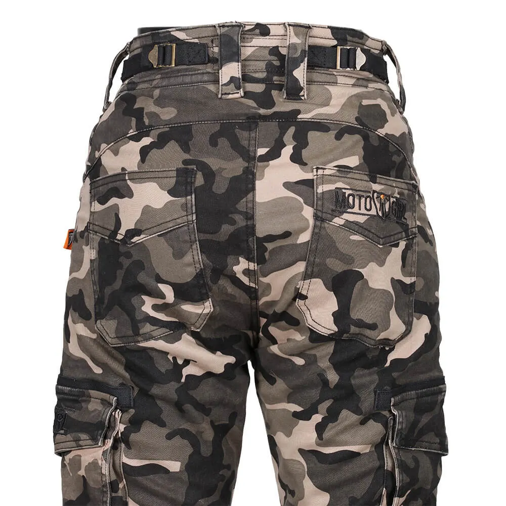 MotoGirl | Lara Cargo Pants - Camo