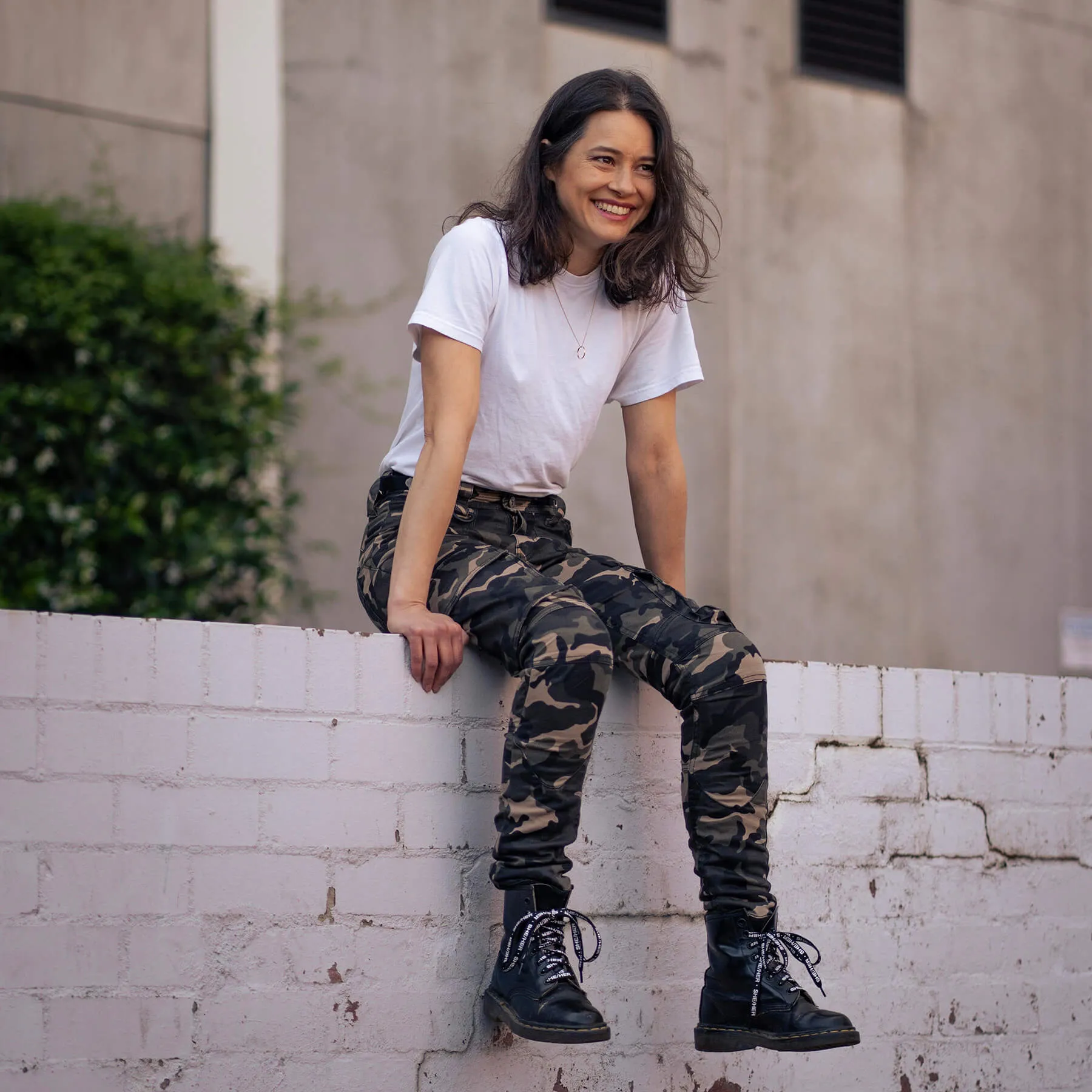 MotoGirl | Lara Cargo Pants - Camo