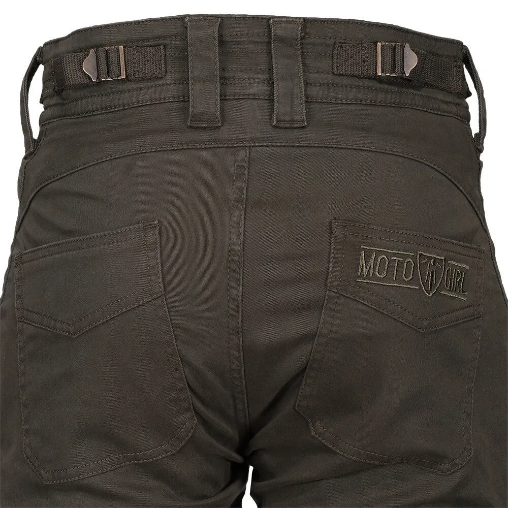 MotoGirl | Lara Cargo Pants - Olive