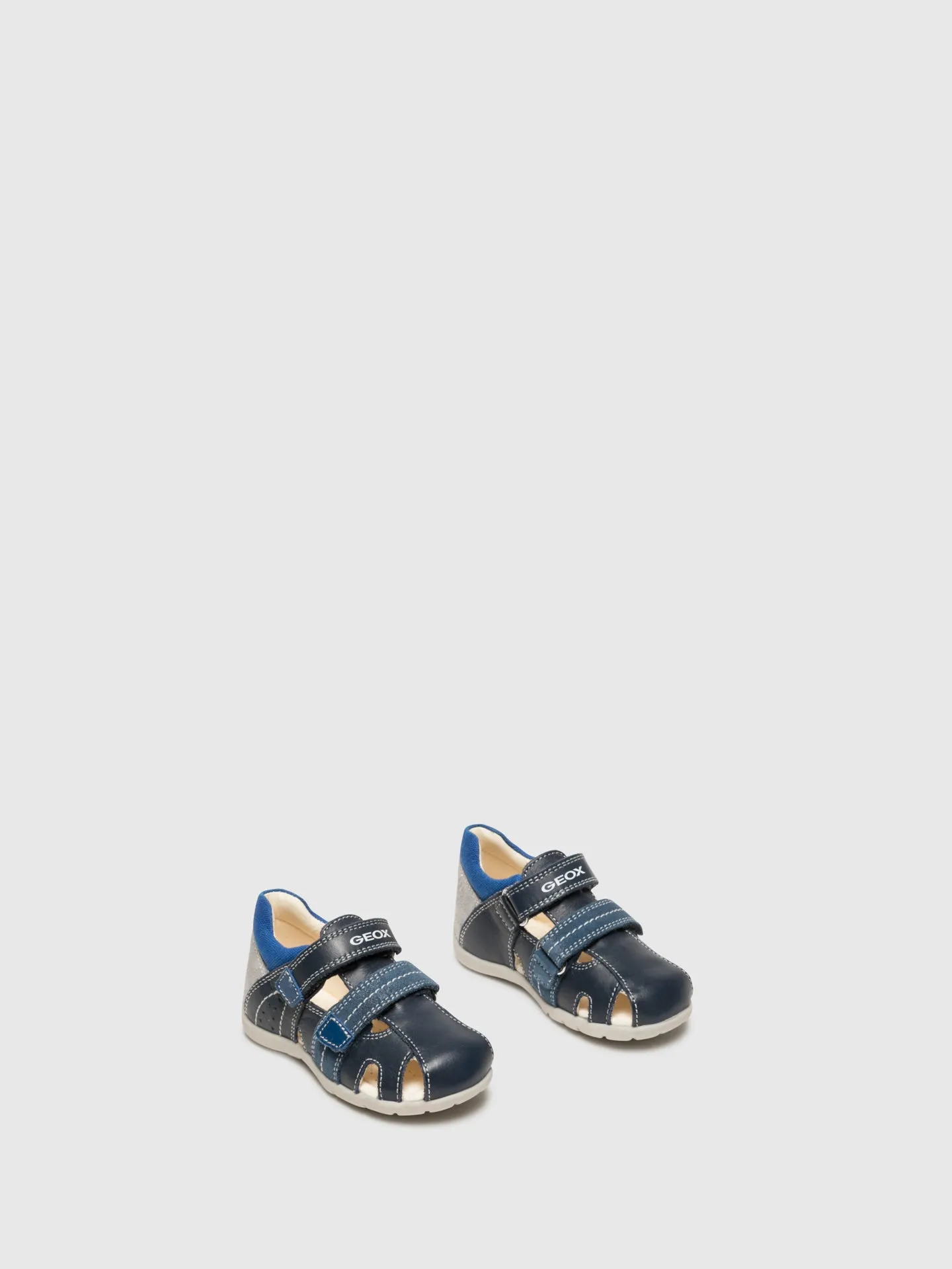 Navy Velcro Sandals