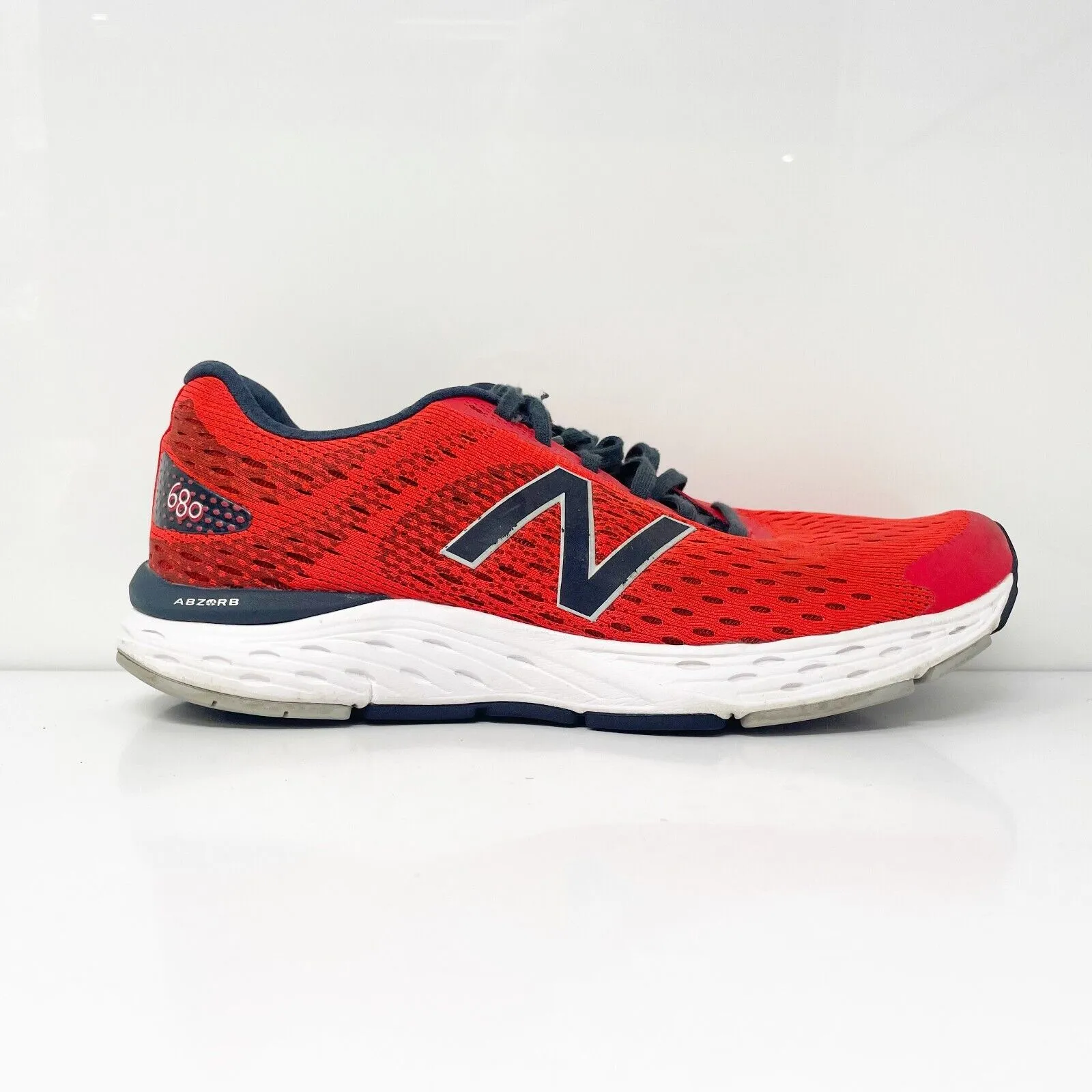 New Balance Mens 680 V6 M680DL6 Red Running Shoes Sneakers Size 10 D