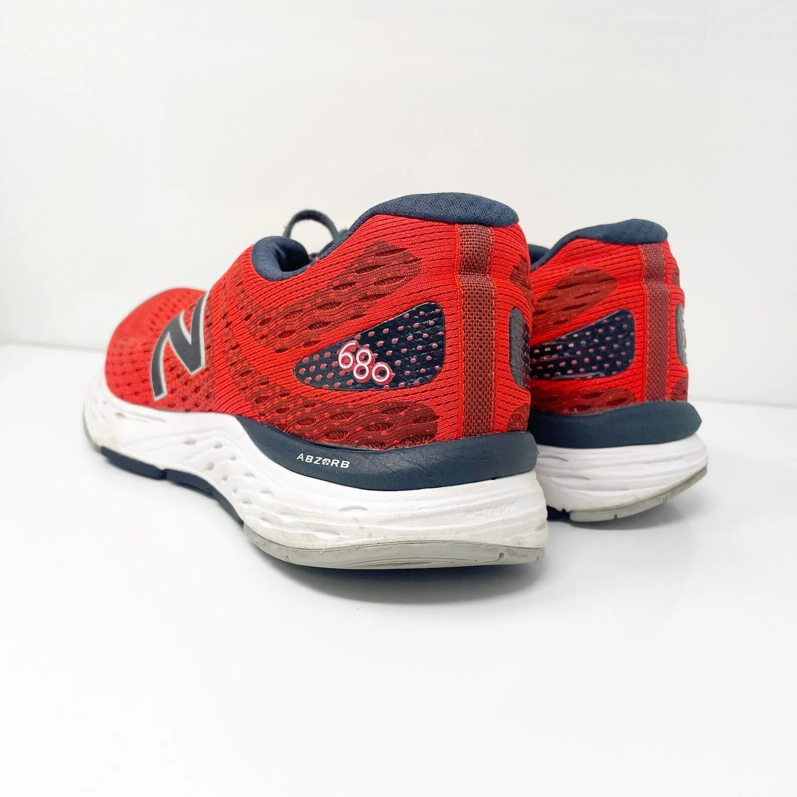 New Balance Mens 680 V6 M680DL6 Red Running Shoes Sneakers Size 10 D