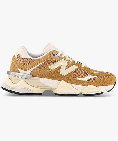 New Balance Mens Great Plains 9060 suede and mesh low-top trainers