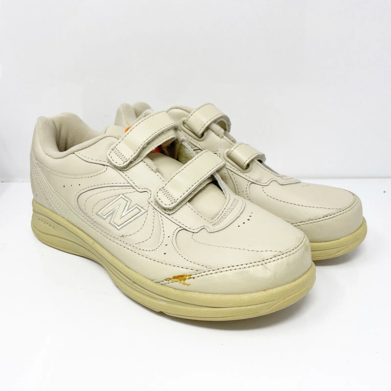 New Balance Womens 577 WW577VB Beige Casual Shoes Sneakers Size 8 D