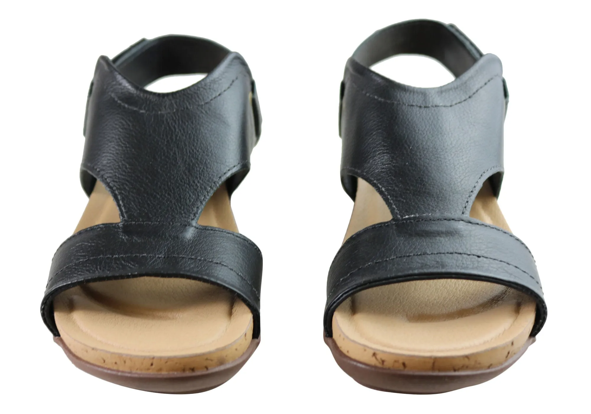 New Face Harmony Womens Comfortable Leather Sandals Made In Brazil