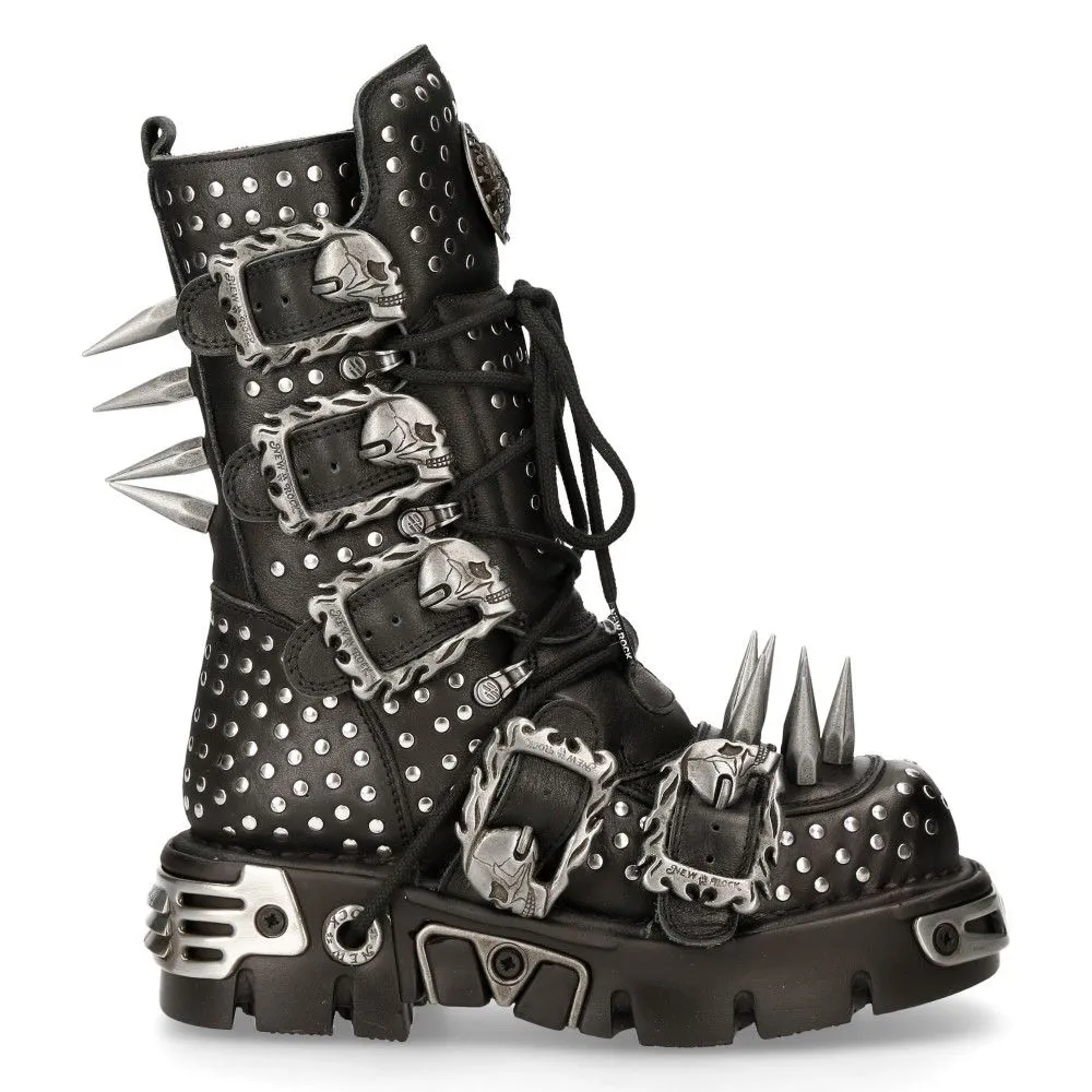 NEW ROCK - 1535-S1 Gothic Spiked Stud Boots