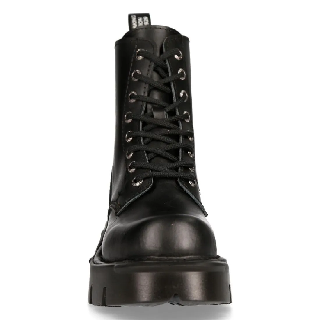 NEW ROCK - MILI084N-S3 Military Style Biker Boots