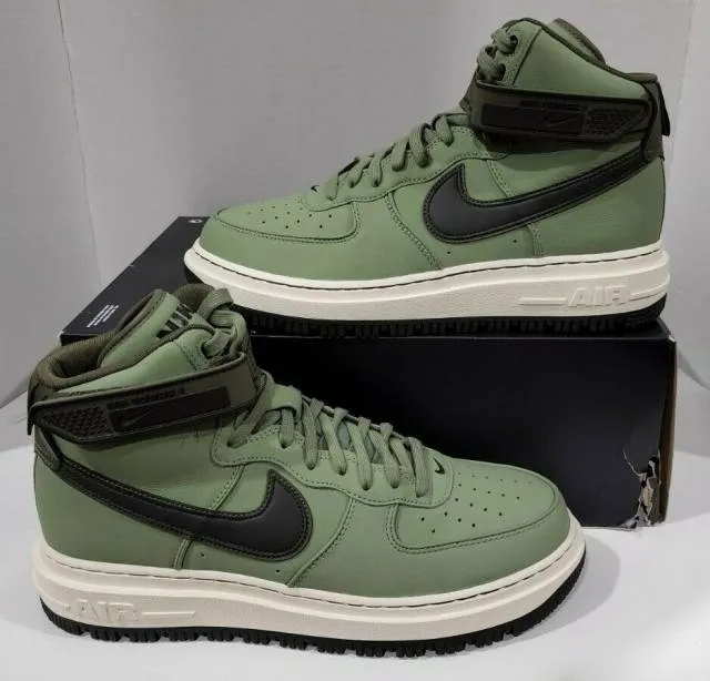 Nike air force 1 high boot military green