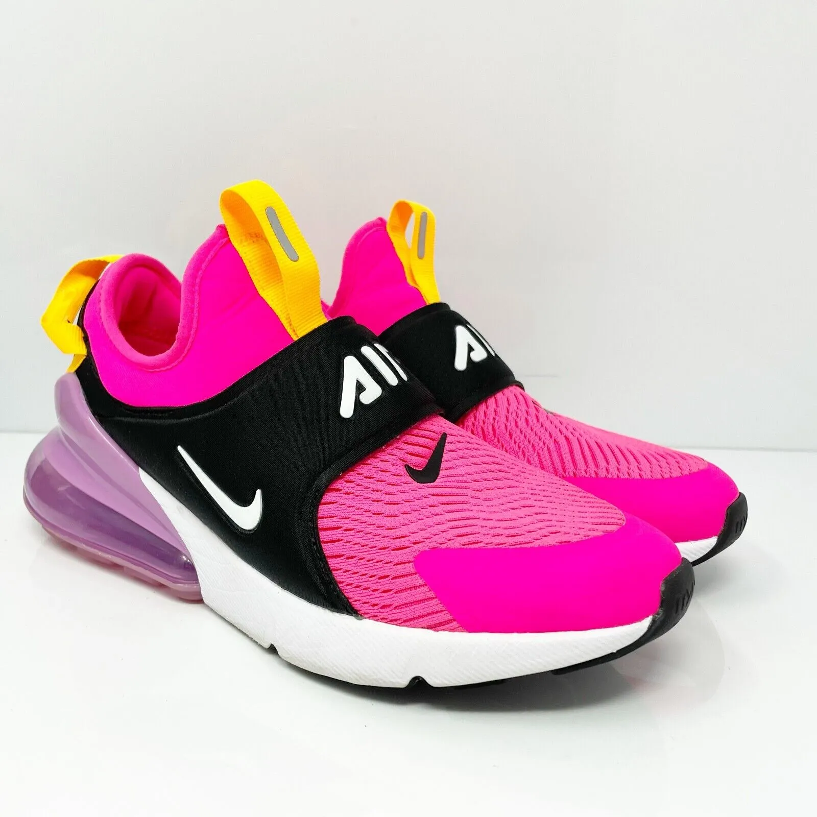 Nike Boys Air Max 270 Extreme CI1108-601 Pink Running Shoes Sneakers Size 6Y