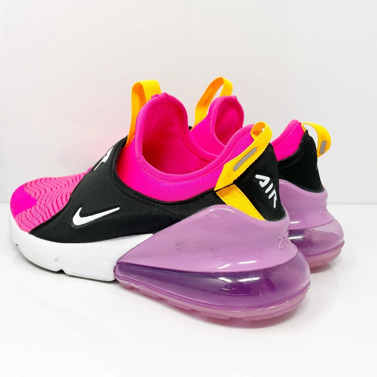 Nike Boys Air Max 270 Extreme CI1108-601 Pink Running Shoes Sneakers Size 6Y