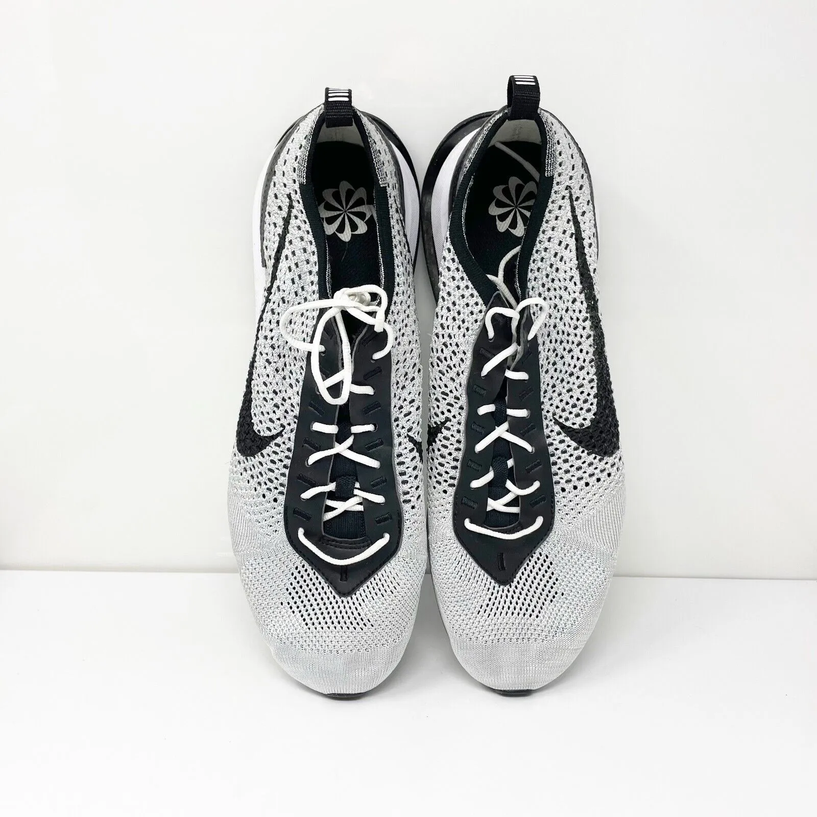 Nike Mens Air Max Flyknit Racer DJ6106-002 Gray Running Shoes Sneakers Size 12