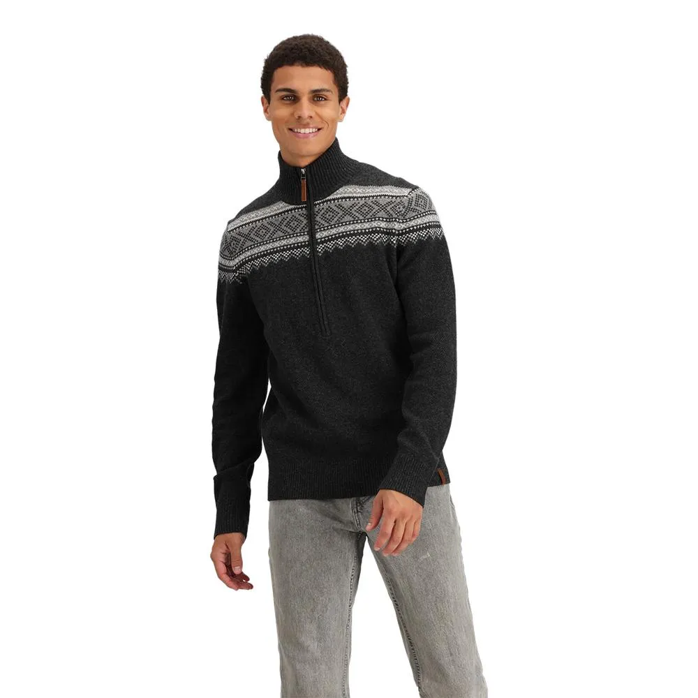 obermeyer redwood 1/2 zip sweater - men's