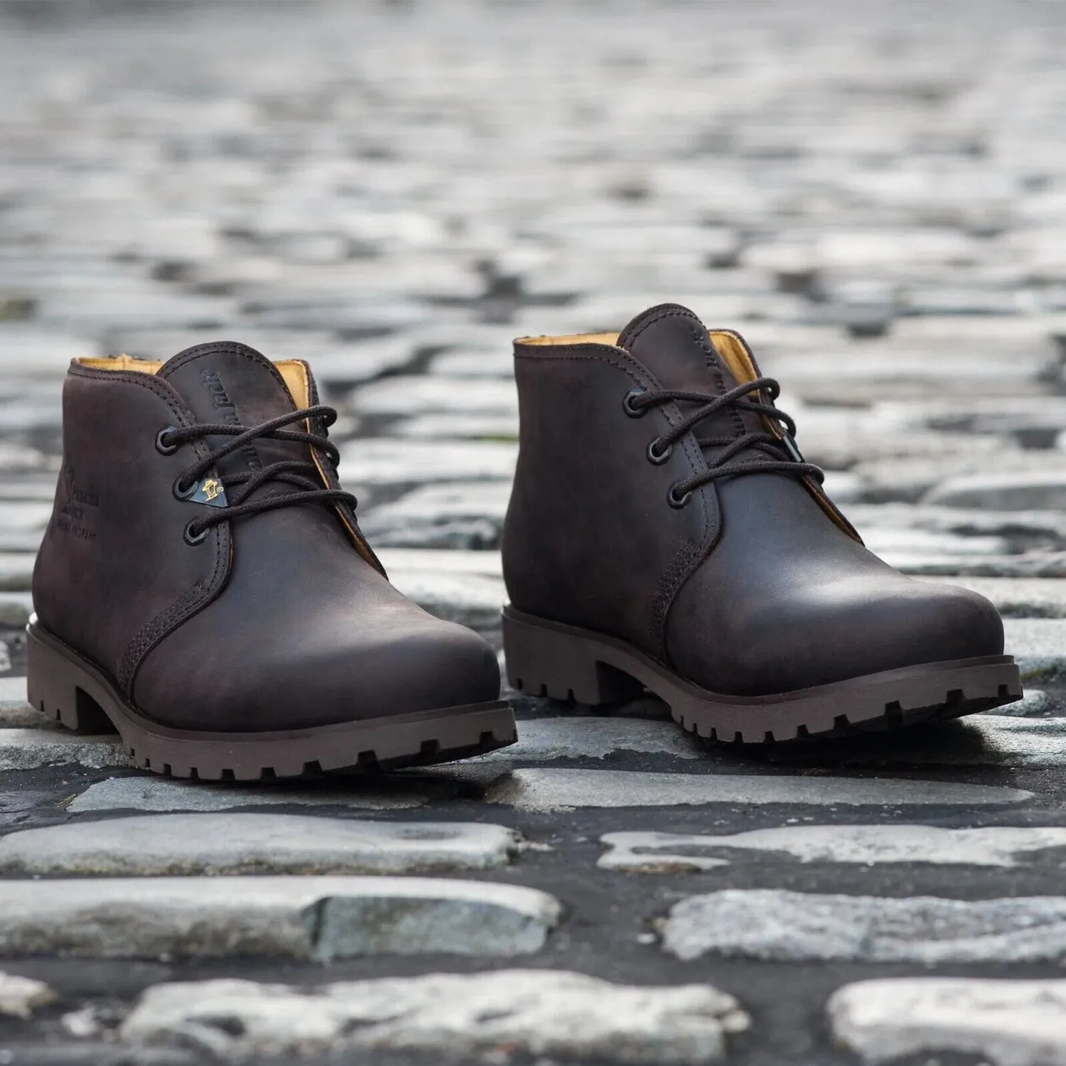 Panama Jack - C2 Men's Dark Brown Leather Waterproof Havana Joe Ankle Boots