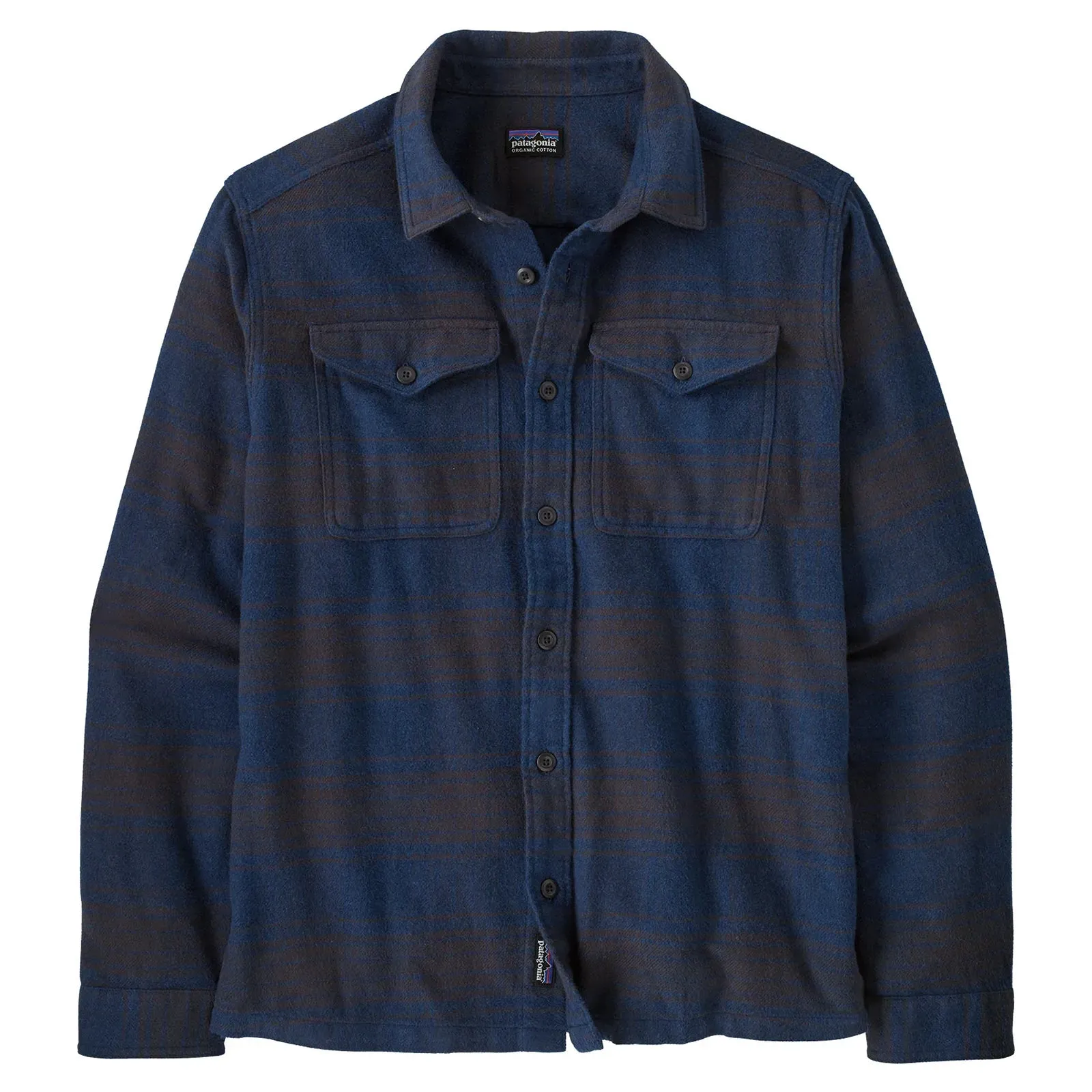 Patagonia Fjord Flannel Mens Shirt - Cascade/Tidepool Blue