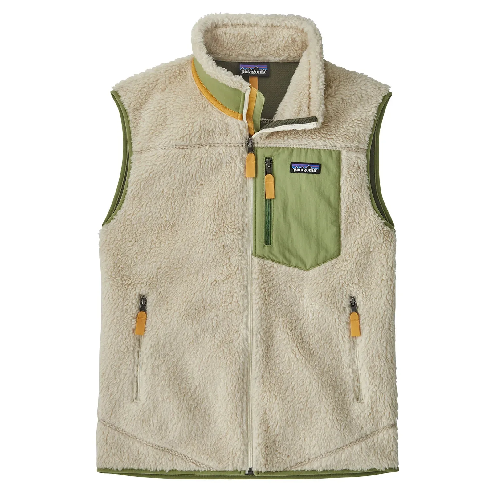 Patagonia Men's Classic Retro-X Fleece Vest - Dark Natural w/Buckhorn Green