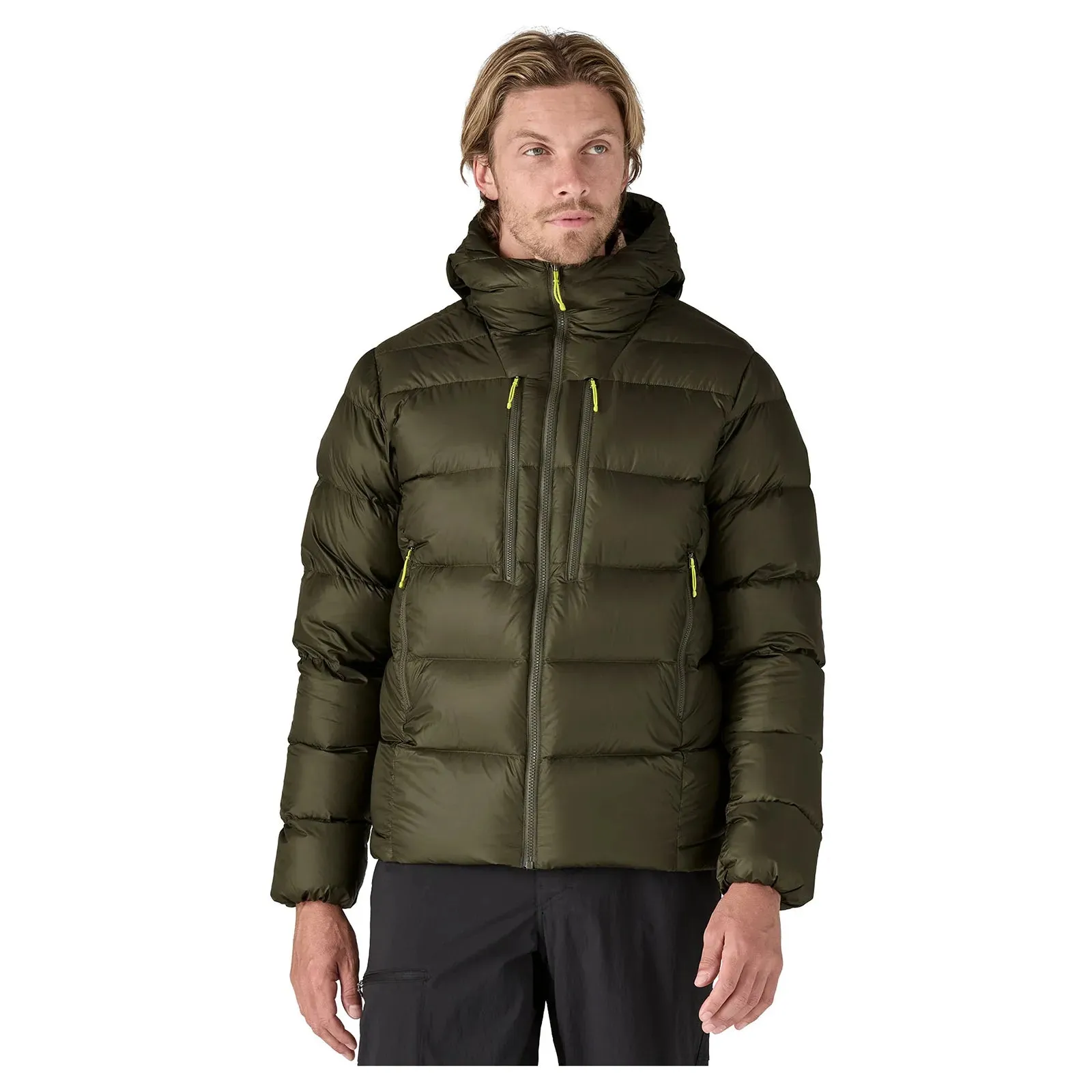 Patagonia Men's Fitz Roy Down Hoody - Pine Needle Green