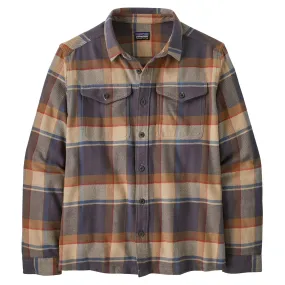 Patagonia Men's Fjord Flannel Shirt - Sunrise Ridge/Forge Grey