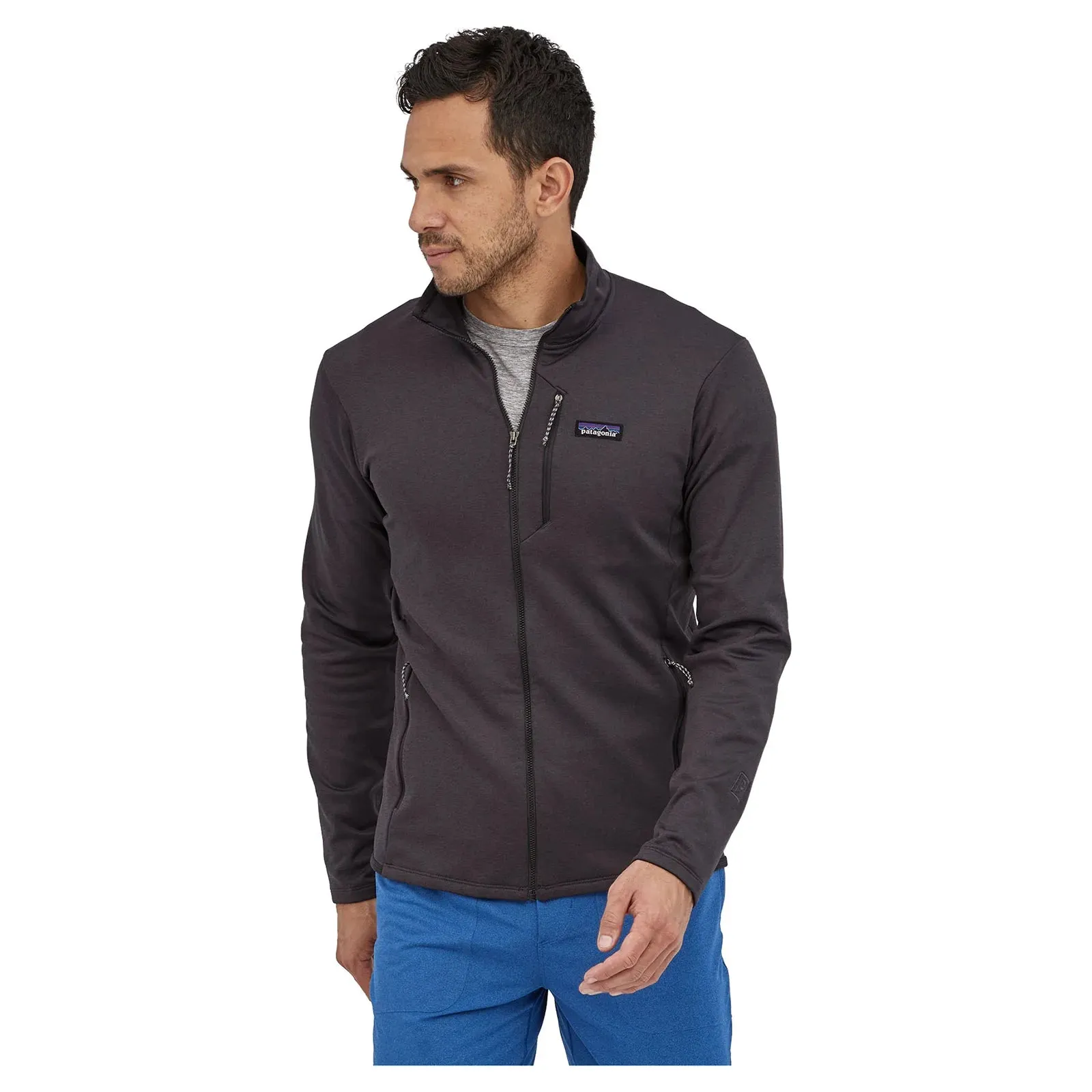 Patagonia Men's R1 Daily Jacket - Ink Black - Black X-Dye