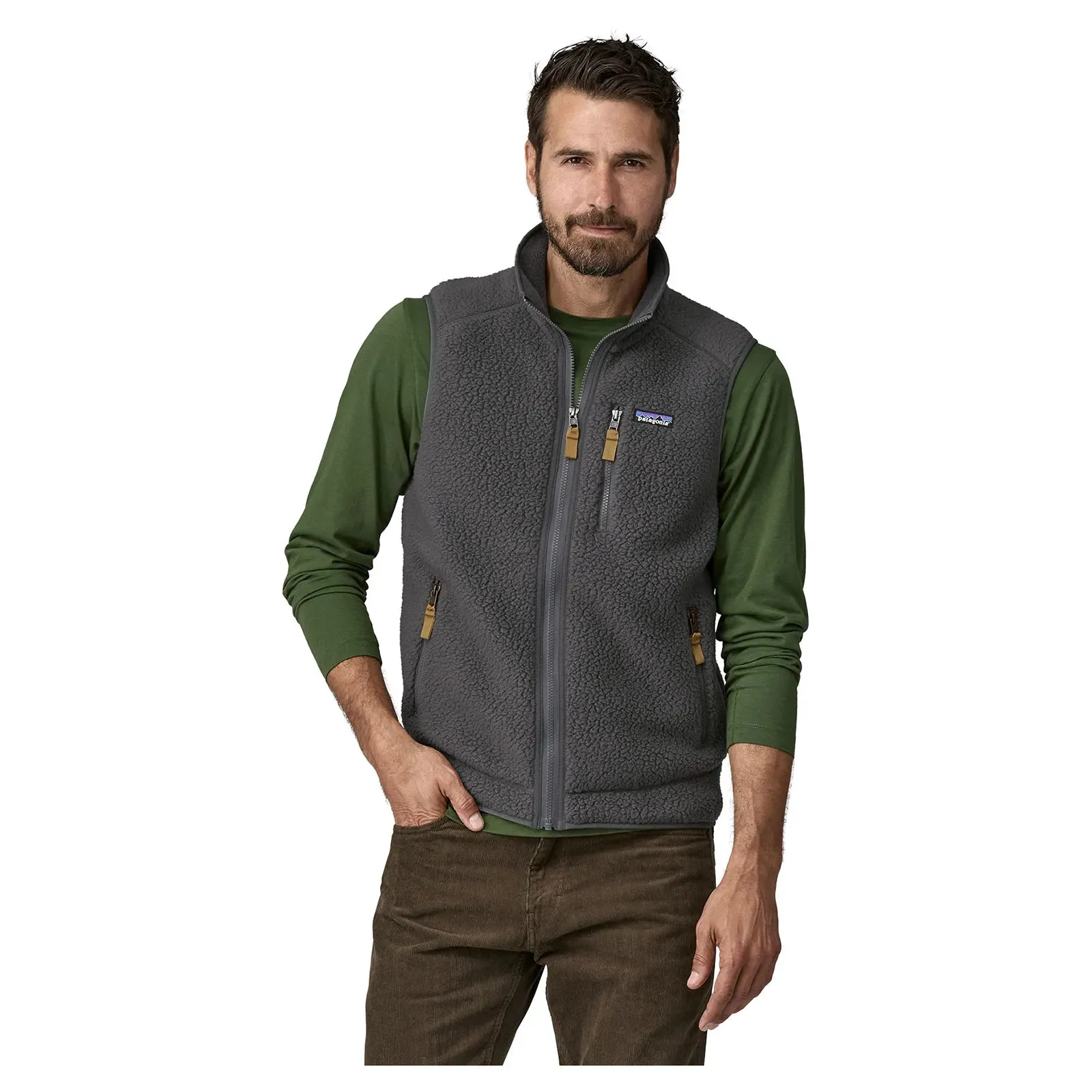 Patagonia Men's Retro Pile Fleece Vest - Forge Grey