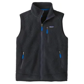 Patagonia Men's Retro Pile Fleece Vest - Pitch Blue w/Endless Blue