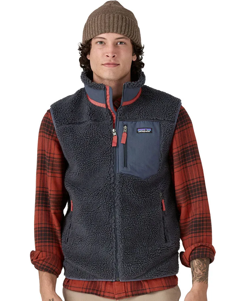 Patagonia M's Classic Retro X Fleece Vest Smolder Blue