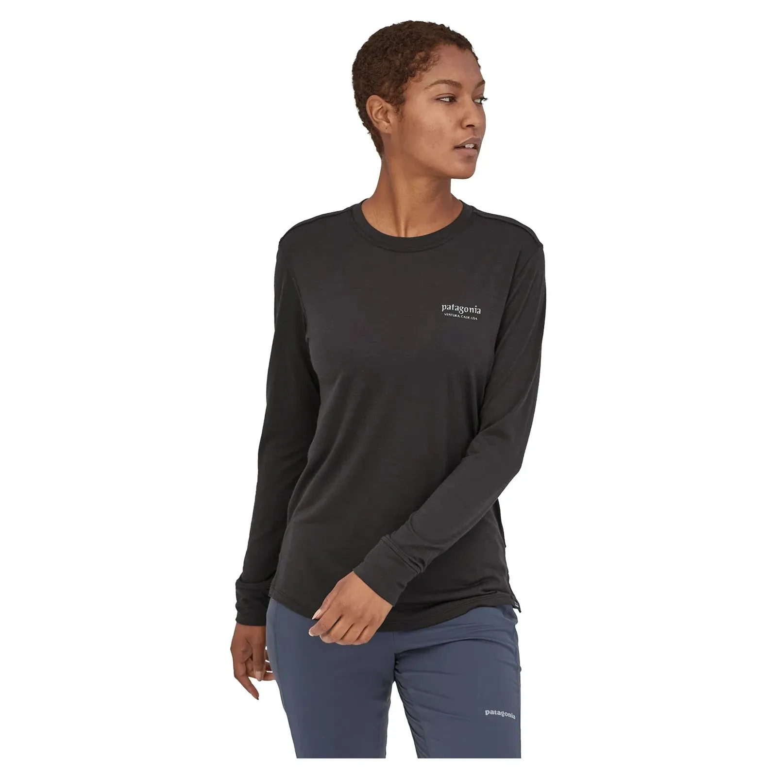 Patagonia Women's Long-Sleeved Capilene Cool Merino Graphic Shirt - HEBK