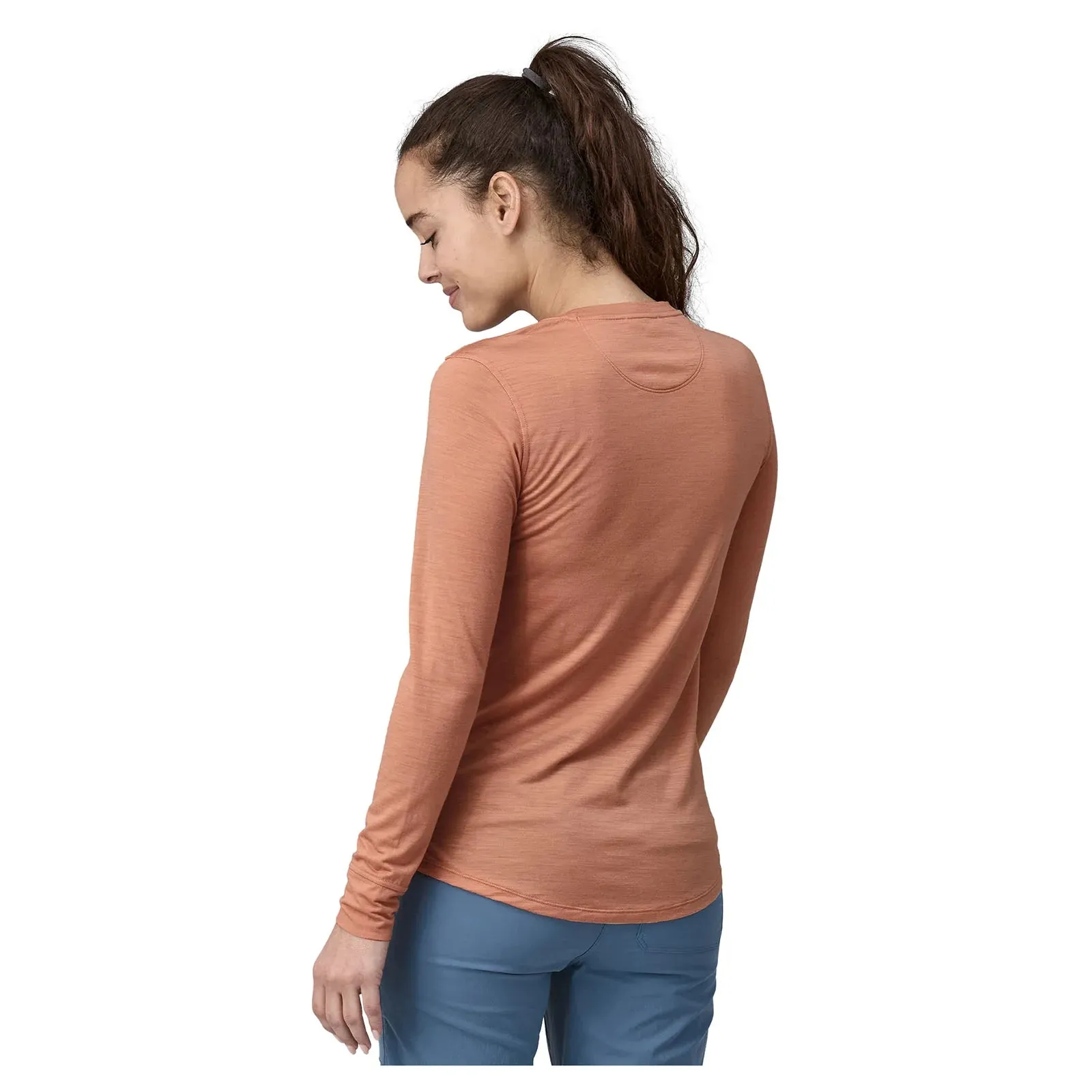 Patagonia Women's Long Sleeved Capilene Cool Merino Shirt - Terra Pink