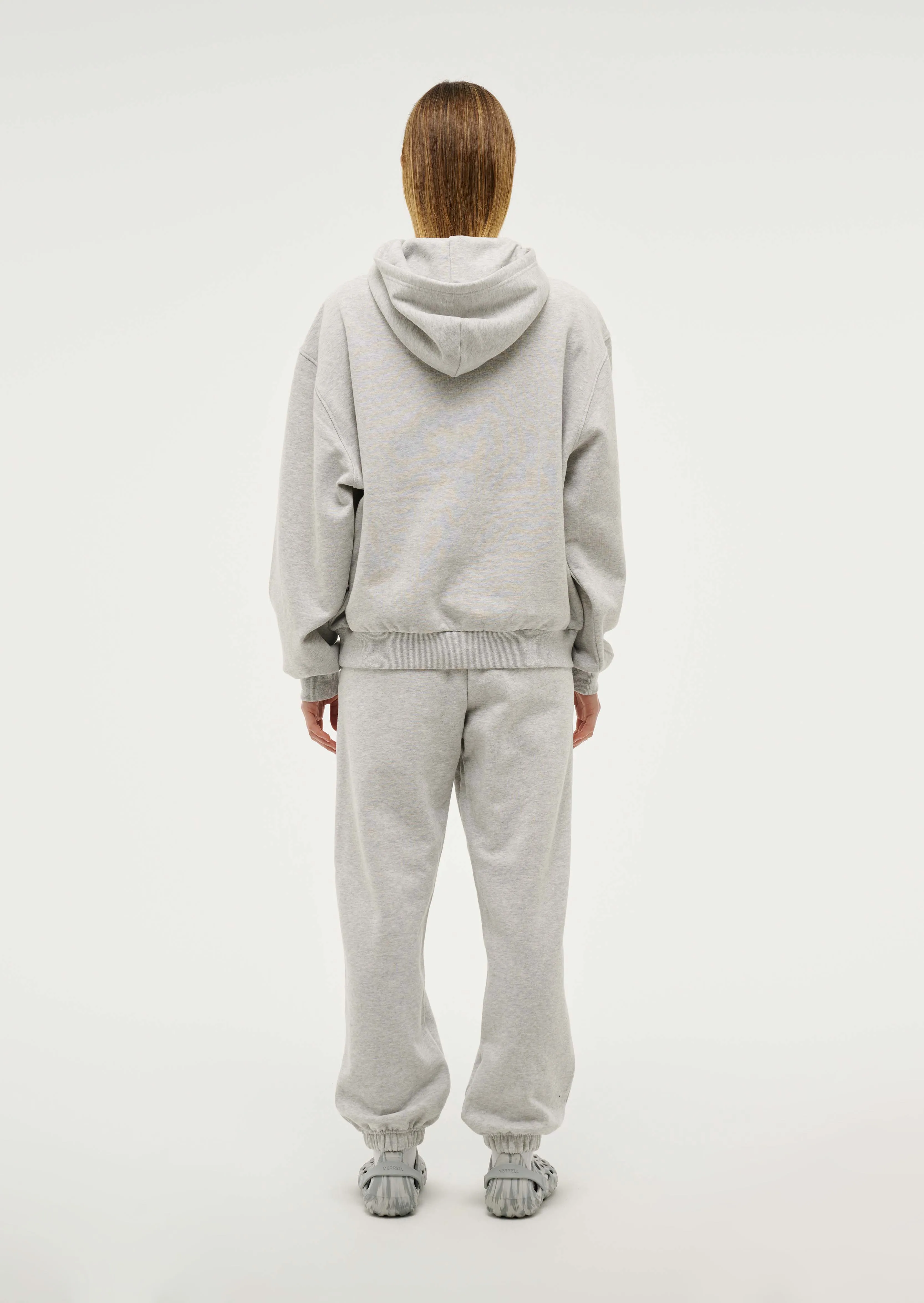 PHYSICAL HOODIE IN GREY MARL