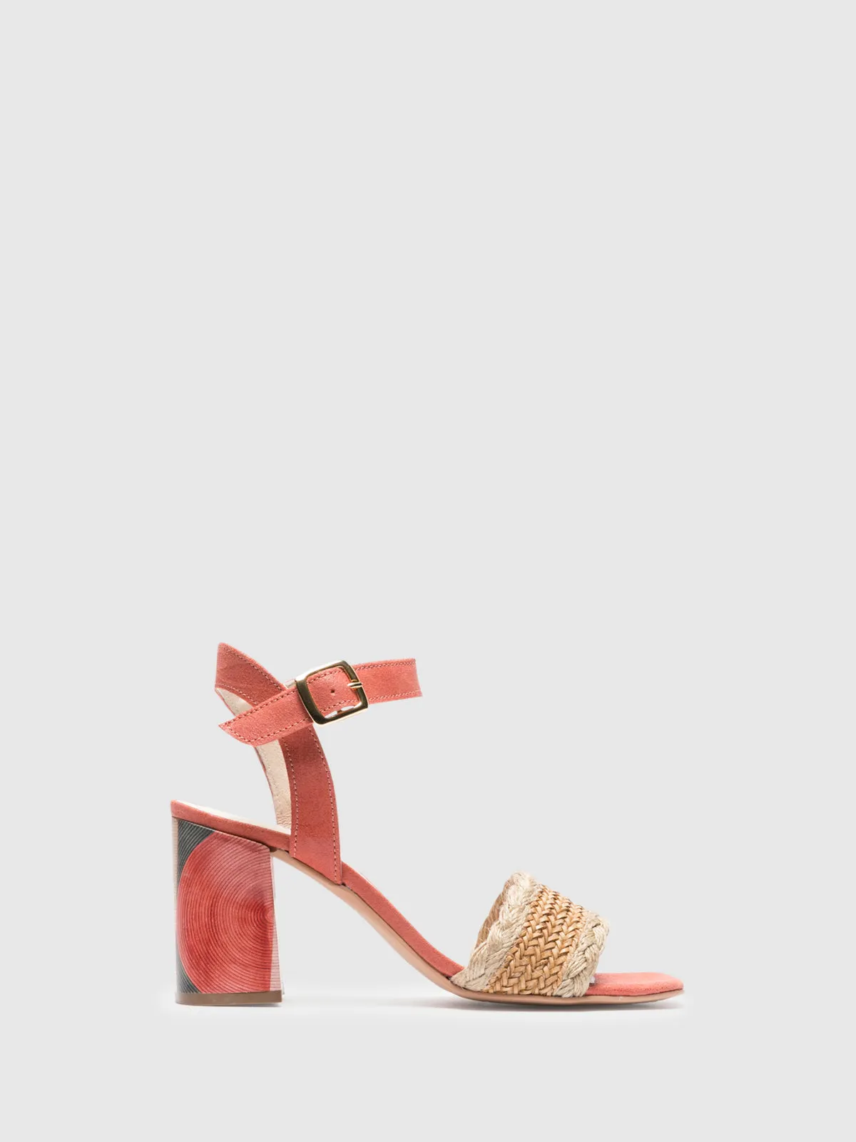 Pink Ankle Strap Sandals