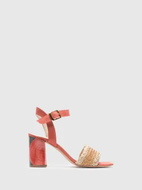 Pink Ankle Strap Sandals