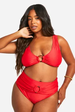 Plus Scoop O-ring Plunge Bikini Top