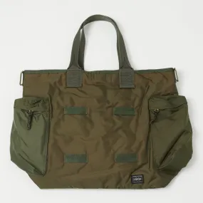 Porter-Yoshida & Co. Force 2Way Tote Bag - Olive Drab