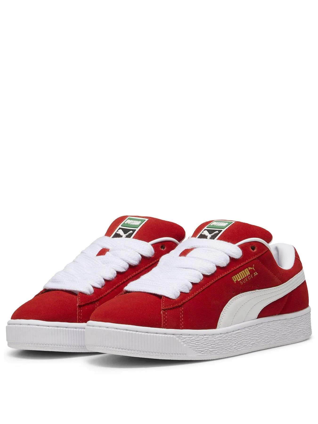 Puma Unisex Suede Xl Trainers - Red