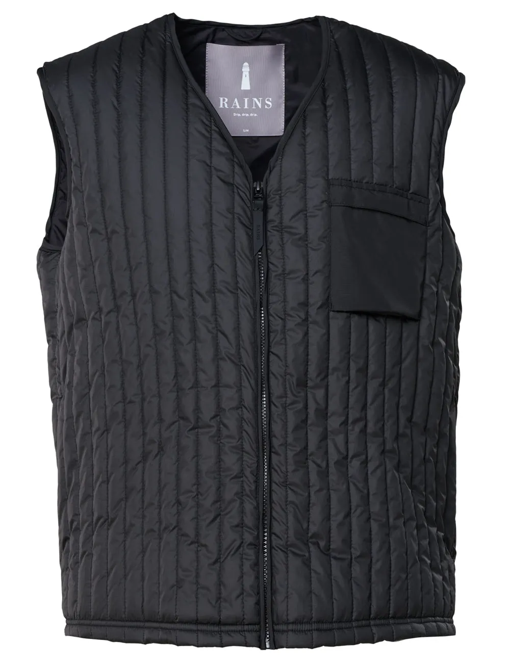 Rains 1832 Liner Vest Black