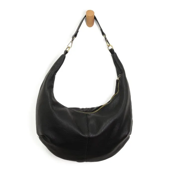 Rhea Slouchy Bag in Black