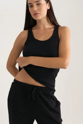 Rib Tank in Black