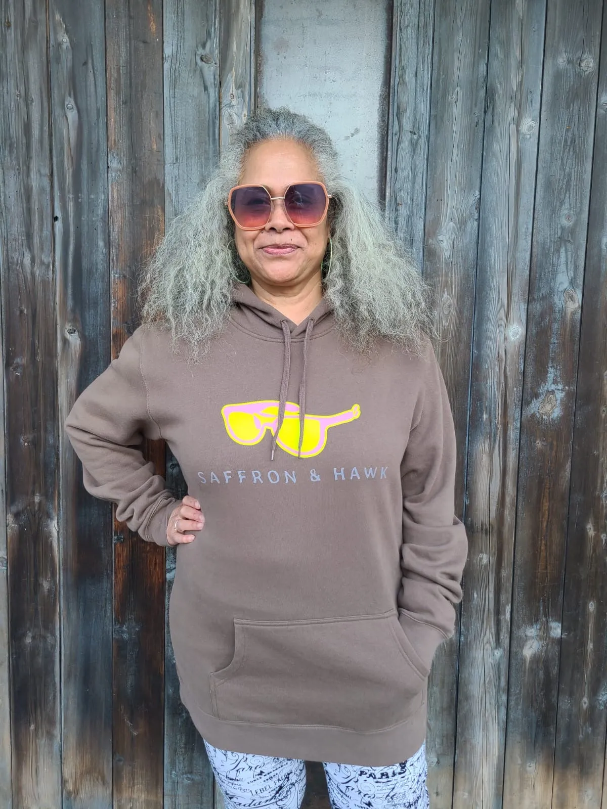 Saffron & Hawk Hoodie Walnut