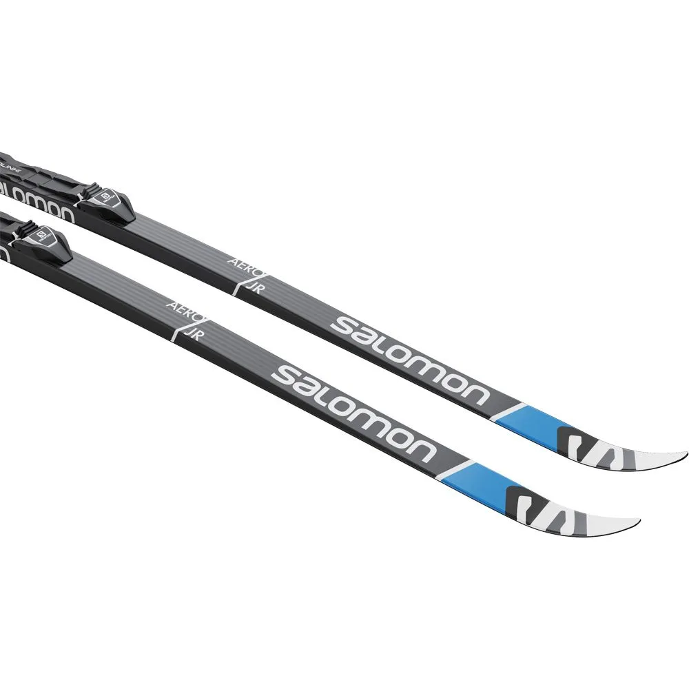 Salomon - Aero Grip Junior 23/24 Cross-Country Ski Kids Bdg. Prolink Access Junior premounted