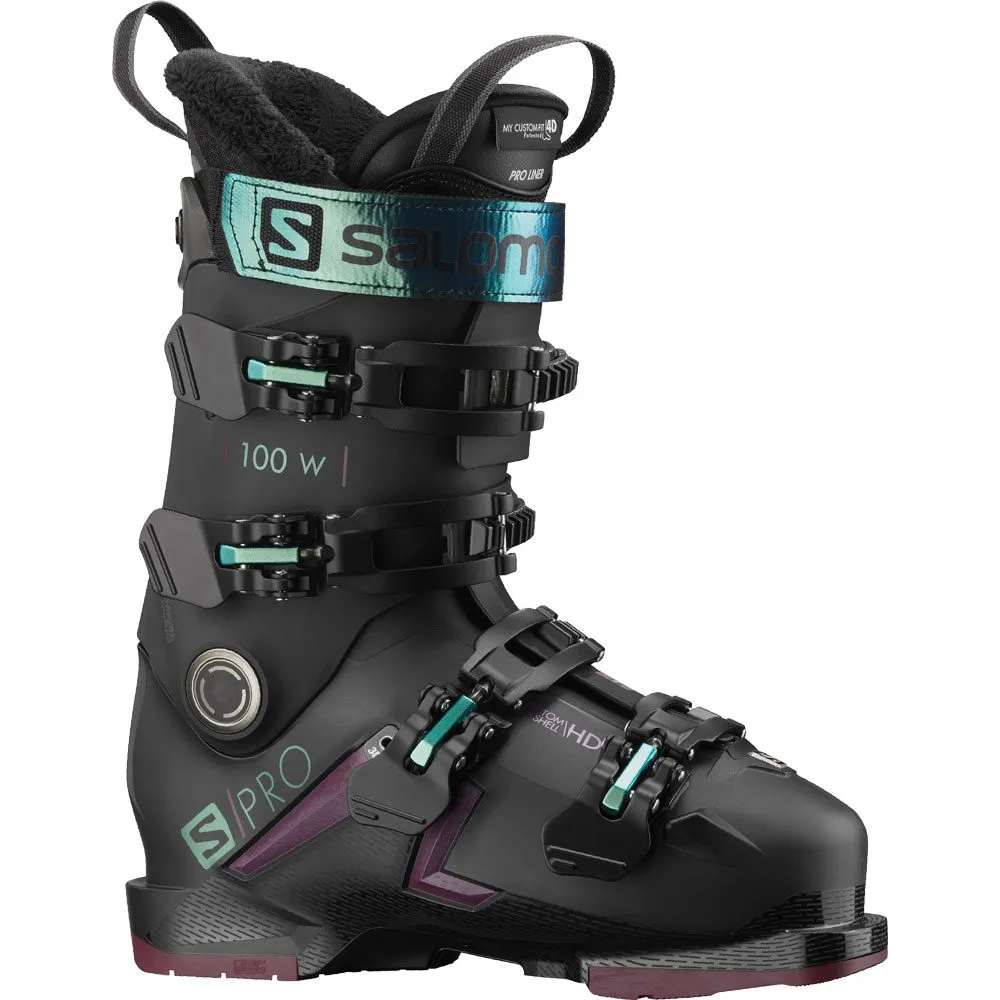 Salomon - S/Pro 100 W GripWalk Women black burgundy