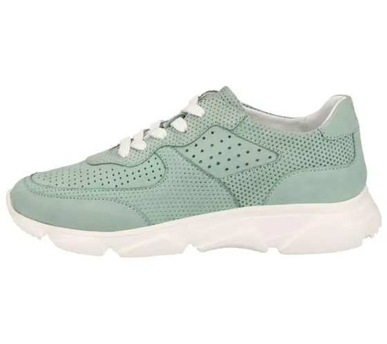 SANSIBAR scarpe da donna in vera pelle, sneakers eleganti, scarpe per il tempo libero 1047789 menta