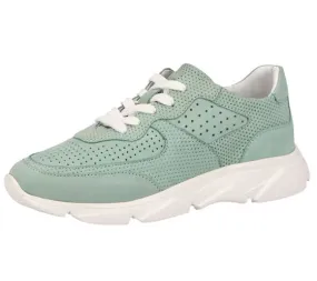 SANSIBAR scarpe da donna in vera pelle, sneakers eleganti, scarpe per il tempo libero 1047789 menta