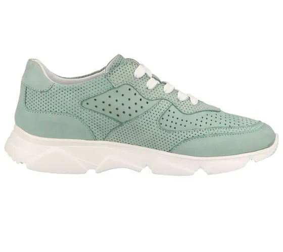 SANSIBAR scarpe da donna in vera pelle, sneakers eleganti, scarpe per il tempo libero 1047789 menta