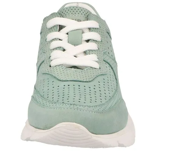 SANSIBAR scarpe da donna in vera pelle, sneakers eleganti, scarpe per il tempo libero 1047789 menta