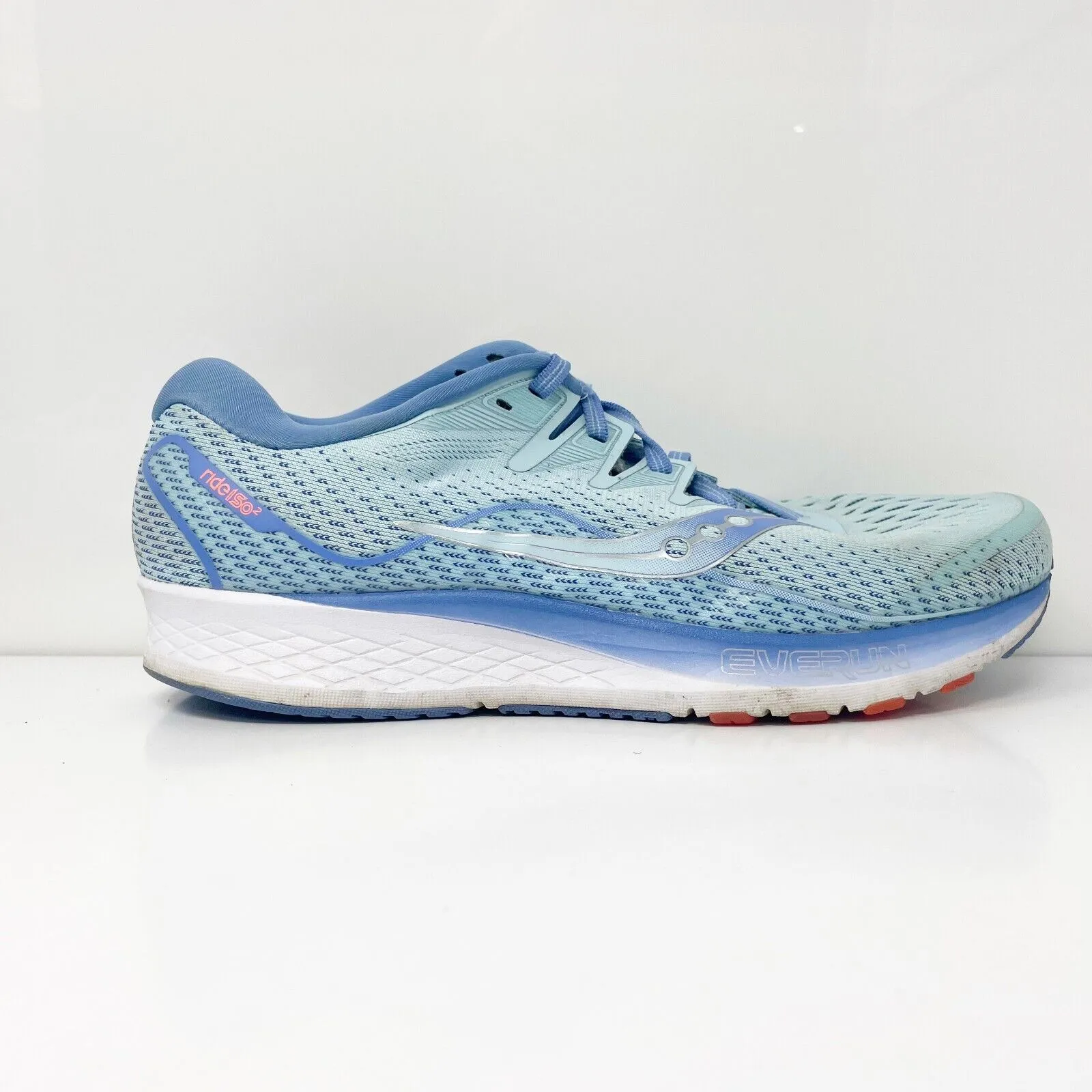 Saucony Womens Ride ISO 2 S10515-1 Blue Running Shoes Sneakers Size 9.5 W