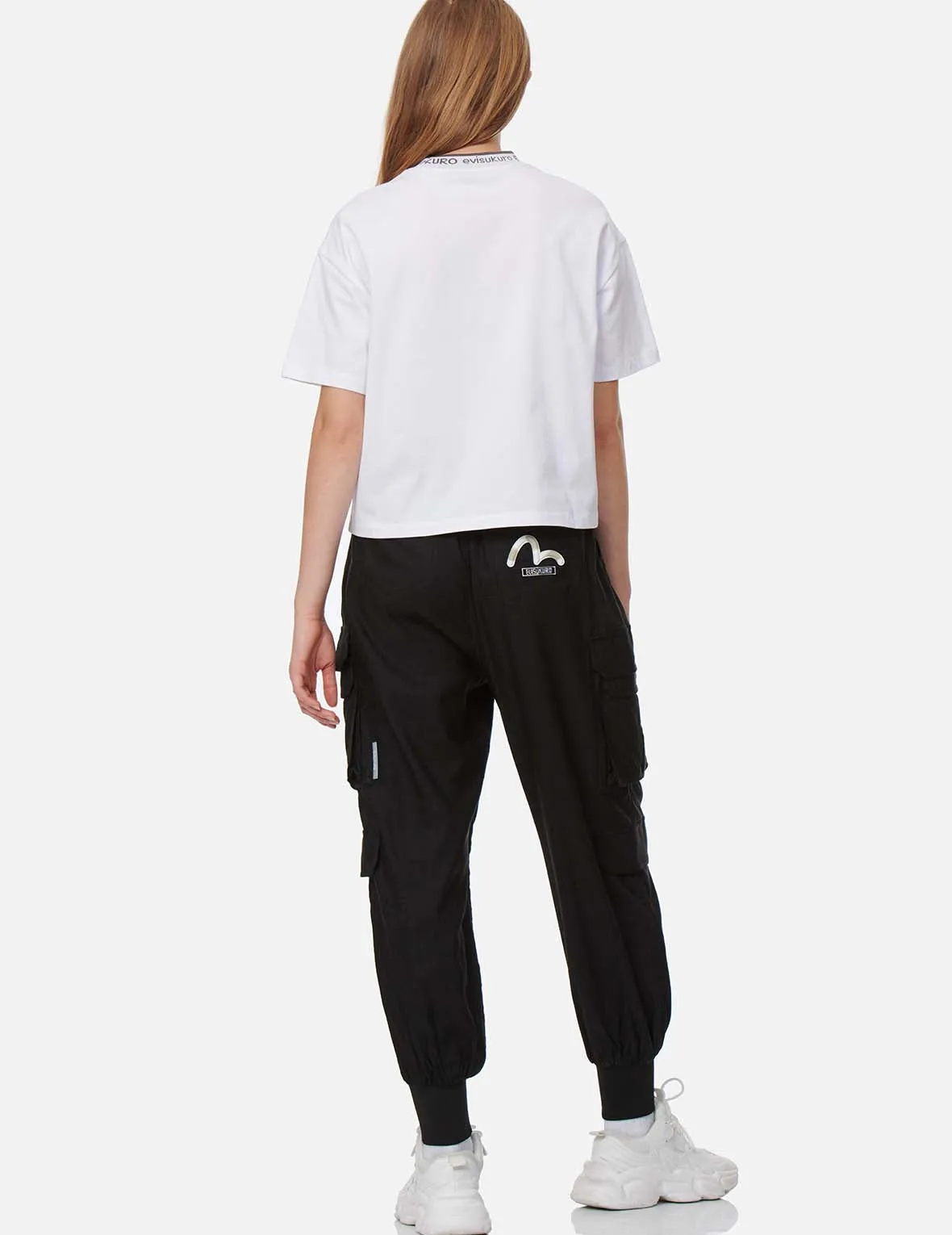 Seagull Badge Cargo Jogger Pants