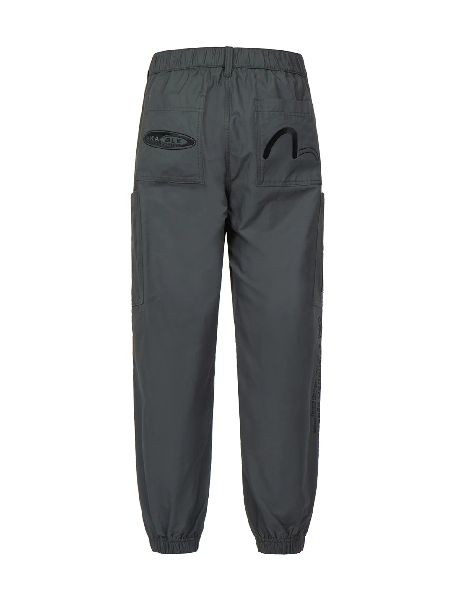 Seagull Embroidery Cargo Pants