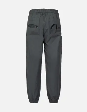 Seagull Embroidery Cargo Pants