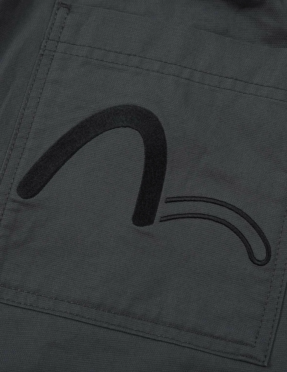 Seagull Embroidery Cargo Pants