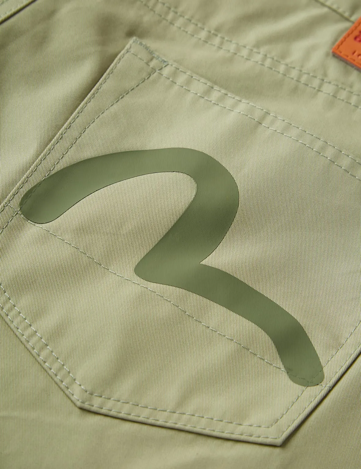 Seagull Print Cargo Pants